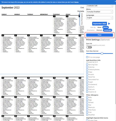 Davis Nutrislice Menu Guide for Staff