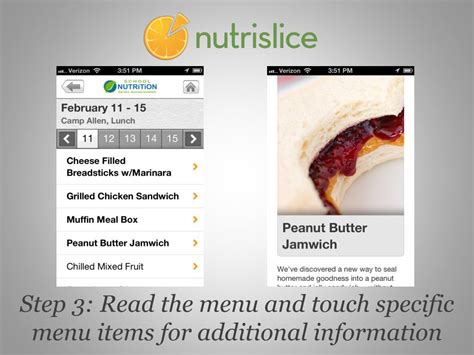 Davis Nutrislice Menu Guide Features