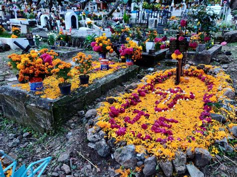 Decorated Cemetery for Day of the Dead