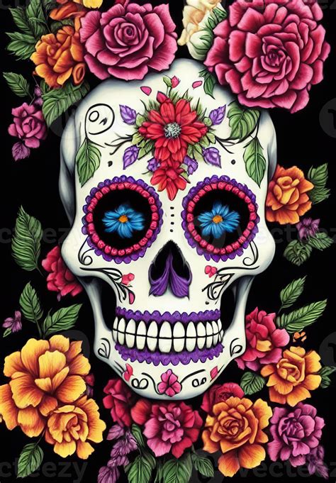 Day of the Dead Sugar Skull