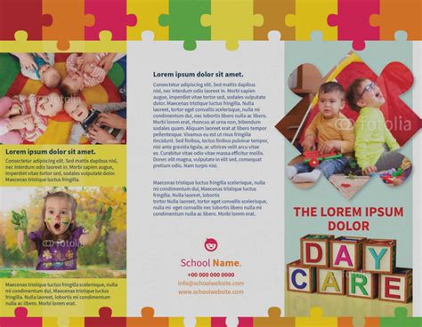 Daycare Brochure Template 4