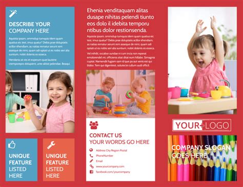 Daycare Brochure Template 5