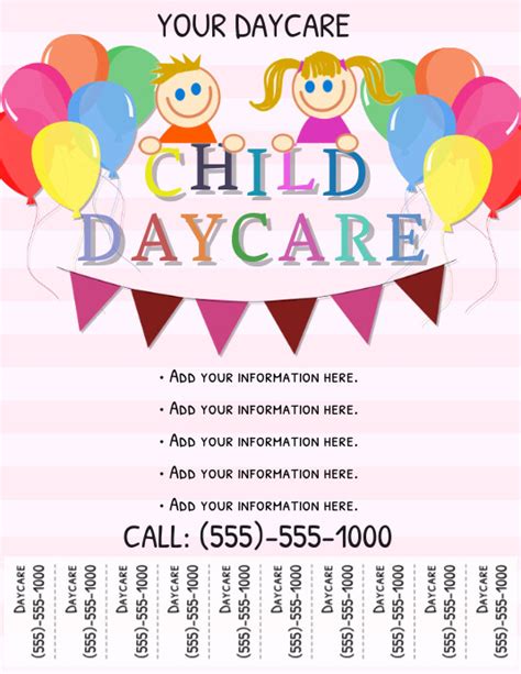 Daycare Flyer Templates Gallery 3