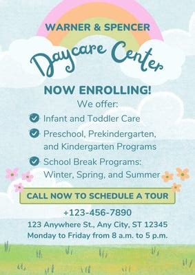 Daycare Business Card Template 3