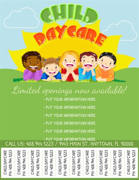 Daycare Business Card Template 8