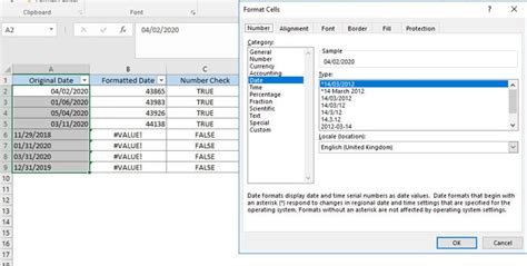 DBF file format issue in Excel