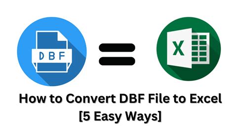 Import Dbf file in Excel