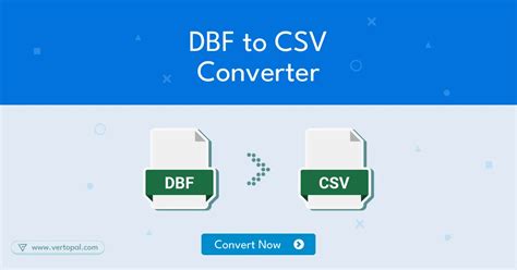 DBF to CSV conversion