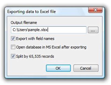 DBF to Excel Troubleshooting