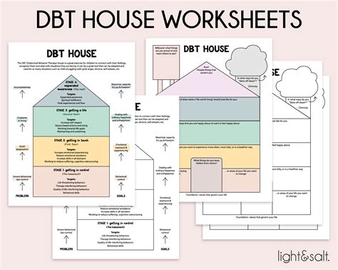 DBT House Worksheet Example