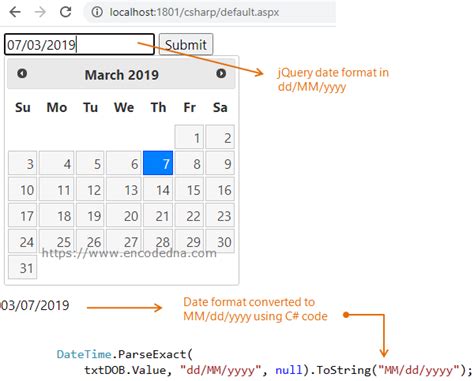 DDMMYY date format examples