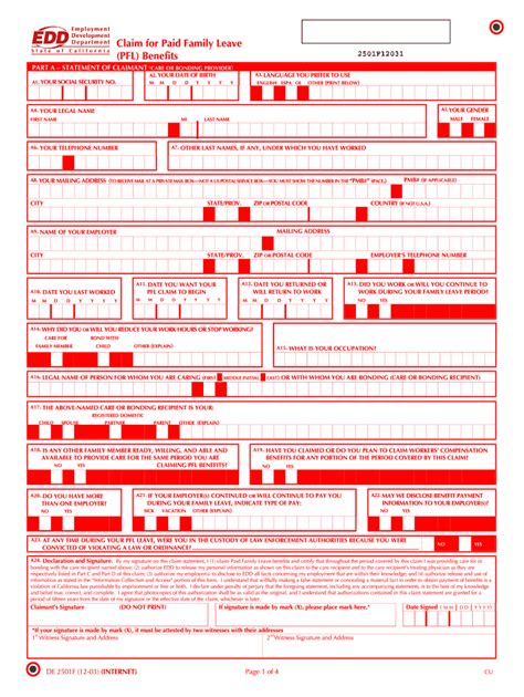 DE 2501 Form Section 3