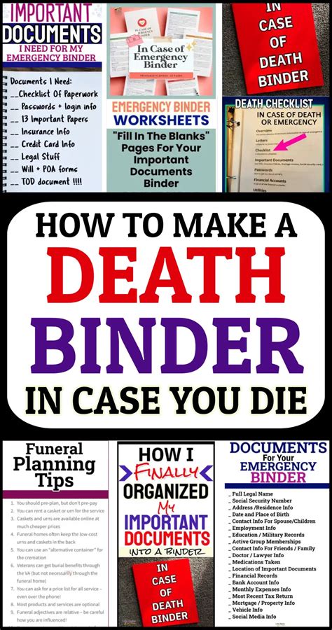 Death Binder Forms 1