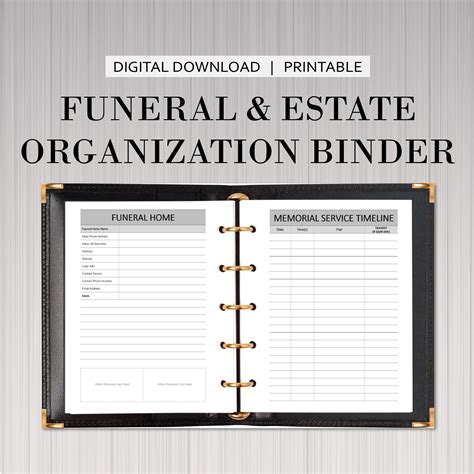 Death Binder Organization