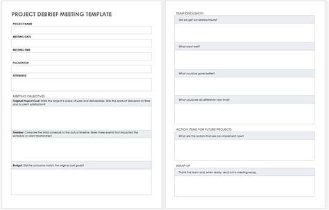 Debriefing Template