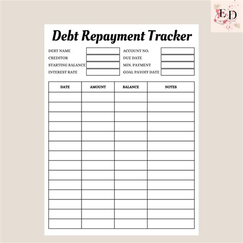 Debt Repayment Tracker