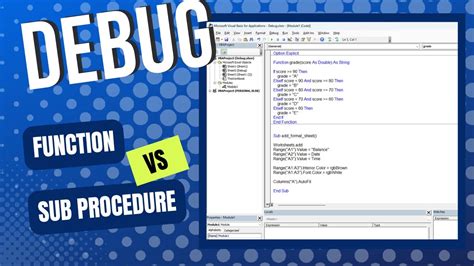 Debugging a Macro