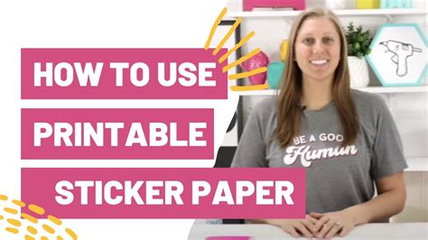 Decals and Stickers with Paper Studio Printable Vinyl