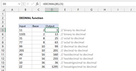 Understanding Decimal Digits in Excel