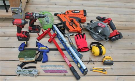 Deck Construction Tools