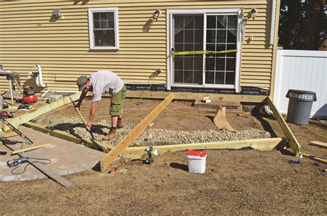 Deck Footing Construction