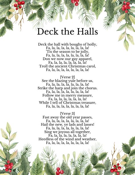 Deck the Halls Lyrics