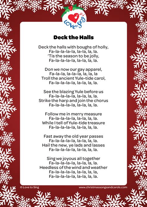 Deck the Halls Lyrics Meaning