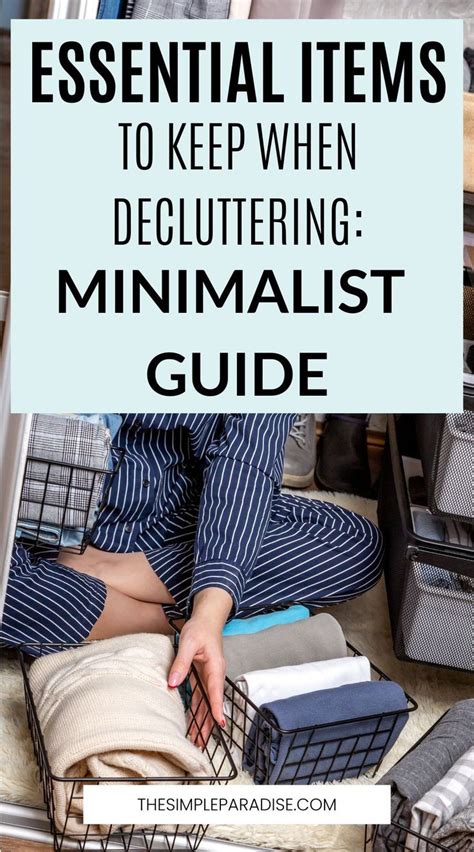 Description of Decluttering and Minimalism