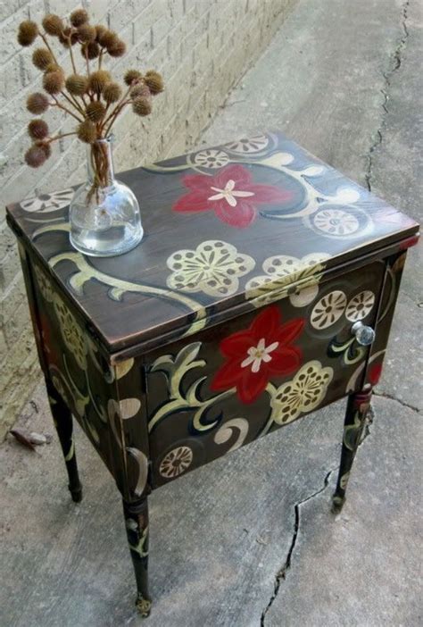 Decoupage Furniture with Vintage Printables