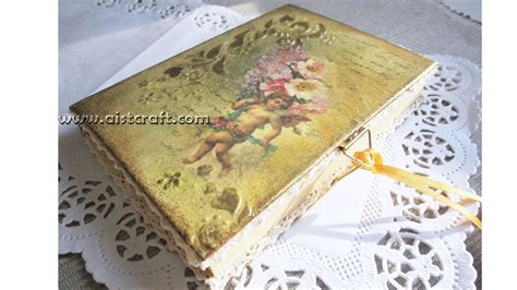 Decoupage Notebook Cover