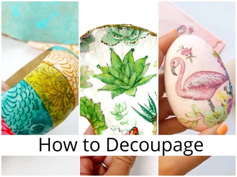 Decoupage Tips and Tricks