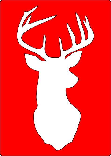 Deer Stencil Template 2