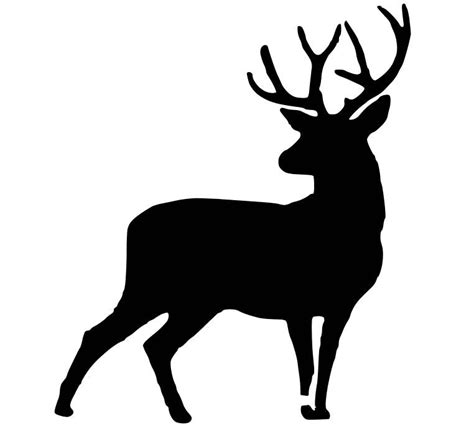 Deer Stencil Template 4