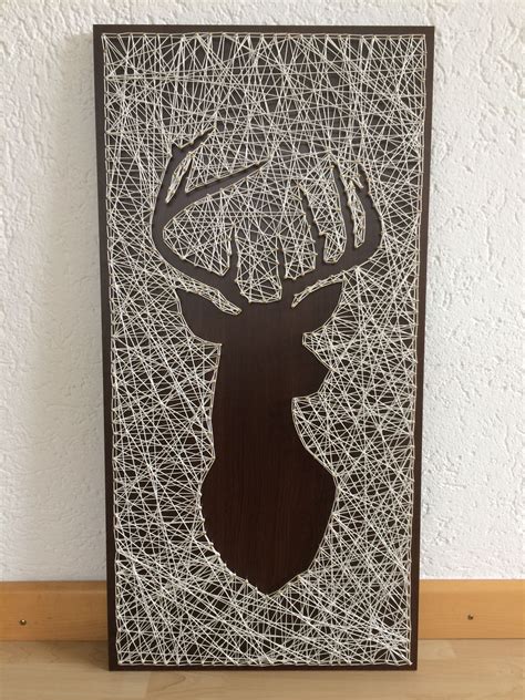 Deer string art template 6