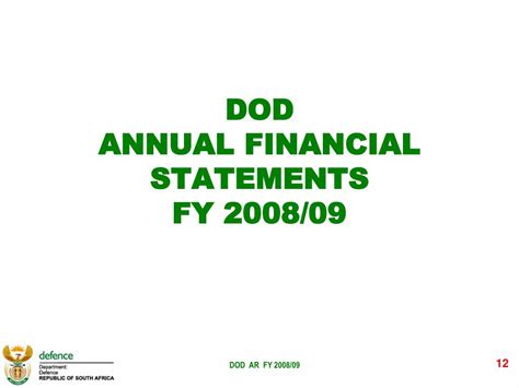 Defense Financial Reporting