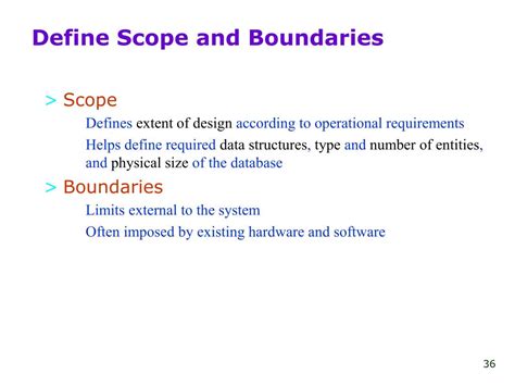 Define Scope and Boundaries