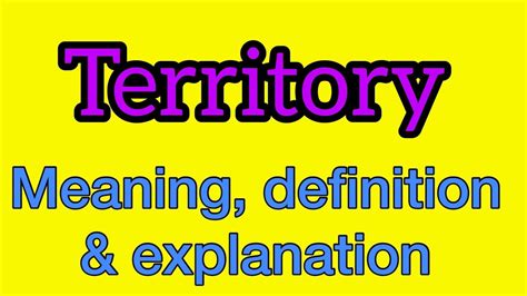 Define Territory