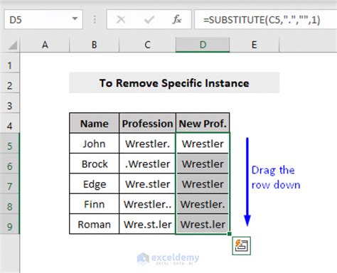 Using the SUBSTITUTE and REPT Functions in Excel