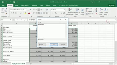 Delete Data Not Formulas in Excel