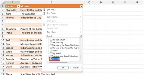 Delete Empty Rows Using Data Tools