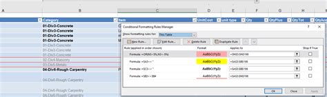 Delete Rows in Excel Conditional Formatting