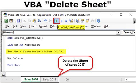 Delete Sheets Based Condition VBA