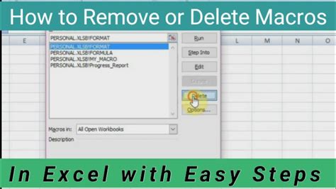 Deleting a Macro