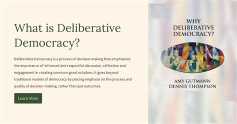 Deliberative Democracy