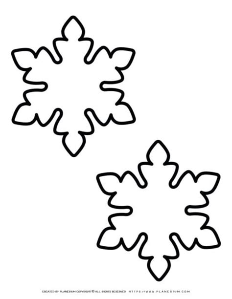 Delicate Snowflake Template