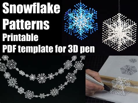 Delicate Snowflake Template