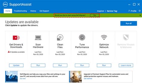 Dell Data Assistant Dashboard