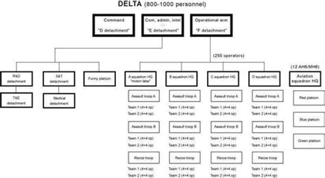 Delta Force Structure