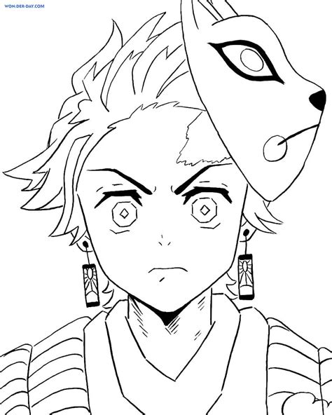 Demon Slayer coloring pages