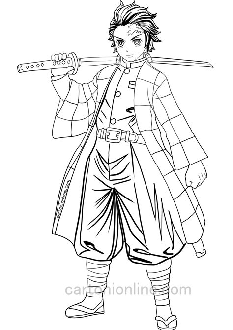 Demon Slayer coloring pages